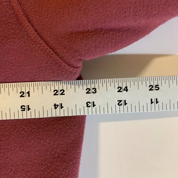 Athleta‎ Reversible Sherpa 511866 Maple Red Hooded Sweatshirt Size S - Picture 11 of 12